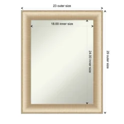 Amanti Art Elegant Non-Beveled Framed Wall Mirror -Amanti Art GUEST 001f0bce 7ada 487c 97d2 9540486c97ae