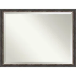 Bark Rustic Framed Bathroom Vanity Wall Mirror Charcoal - Amanti Art 31 Bark Rustic Framed Bathroom Vanity Wall Mirror Charcoal - Amanti Art -Amanti Art GUEST 005735b1 ea1e 4a79 a787 a5c69e24c54d