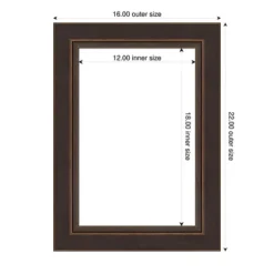 Amanti Art Lara Bronze Framed Dry Erase Magnetic Board -Amanti Art GUEST 011b1b06 c923 4e21 8b13 aae1f5bc11ee