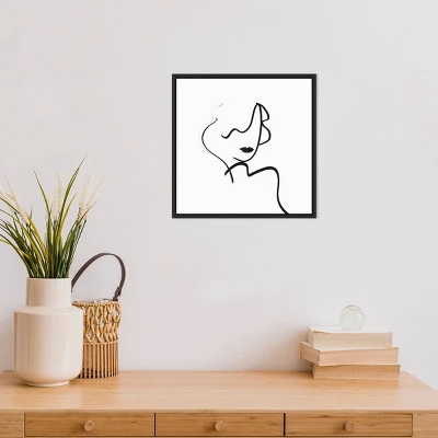 16" X 16" Muser I Woman By Isabelle Z Framed Canvas Wall Art Black - Amanti Art 6 16" X 16" Muser I Woman By Isabelle Z Framed Canvas Wall Art Black - Amanti Art - Image 4