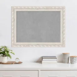 34"x26" Opera Framed Magnetic Board Off-White - Amanti Art: Real Wood, Steel, Wall Mount, Home & Office Decor -Amanti Art GUEST 016924b2 011a 4647 a025 65e364bfc795