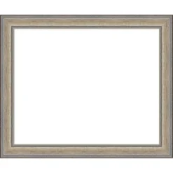 Amanti Art Fleur Champagne Silver Framed Dry Erase Magnetic Board -Amanti Art GUEST 0187451f 6711 47d9 a523 268289e86e7c