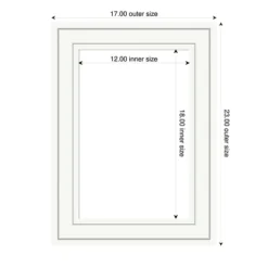 Amanti Art Craftsman White Framed Dry Erase Magnetic Board -Amanti Art GUEST 029c9fe8 e522 4a37 8aca b63fbf95041d