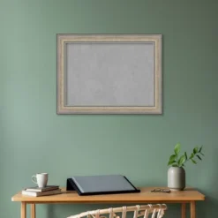 Amanti Art 33"x25" Framed Magnetic Board Fleur Champagne Silver : Metal Wall Mount, Office Décor -Amanti Art GUEST 02d4691f f852 4cdf 9678 f9c2eb66c0d0