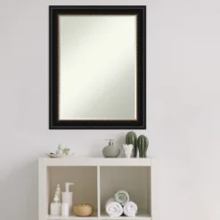 Amanti Art Manhattan Black Petite Bevel Bathroom Wall Mirror 28 X 22 In. 13 Amanti Art Manhattan Black Petite Bevel Bathroom Wall Mirror 28 X 22 In. -Amanti Art GUEST 033b027e 2814 4e62 a613 5129e781c4f0