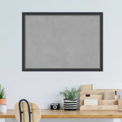 30"x22" Framed Magnetic Board Black - Amanti Art -Amanti Art GUEST 036611b8 3777 4740 84a0 5162c0edb7a0