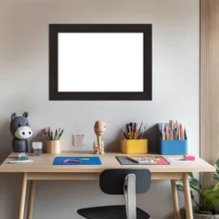 Amanti Art Furniture Espresso Narrow Framed Magnetic Dry Erase Board -Amanti Art GUEST 05824e37 7cfc 4a7f b6f7 17403ab4adb6