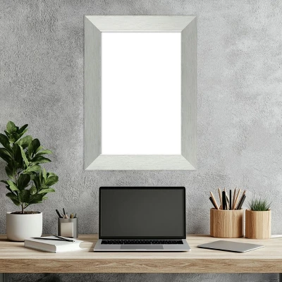 Amanti Art Brushed Sterling Silver Framed Dry Erase Magnetic Board 8 Amanti Art Brushed Sterling Silver Framed Dry Erase Magnetic Board - Image 6