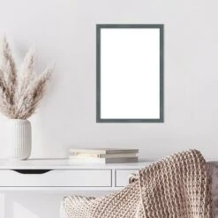 Amanti Art Dixie Blue Grey Rustic Narrow Framed Dry Erase Magnetic Board -Amanti Art GUEST 070ae357 6a38 40e2 8dca 620e7668b506