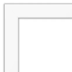 42" X 30" Non-Beveled Cabinet Bathroom Wall Mirror White - Amanti Art -Amanti Art GUEST 078b3e24 e309 4c0d bd47 dd8f2d17479c 1