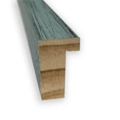 Dixie Rustic Narrow Framed Bathroom Vanity Wall Mirror Blue/Gray - Amanti Art