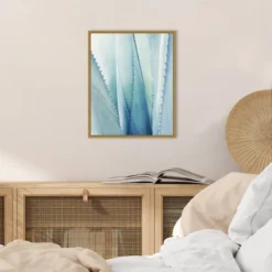 16" X 20" Pale Agave No.1 By Lupen Grainne Framed Canvas Wall Art Blue - Amanti Art -Amanti Art GUEST 08f3e990 b364 4e1c a0f4 1641cebc4a8b