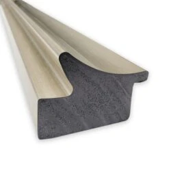 43" X 32" Non-Beveled Imperial Silver Wall Mirror - Amanti Art: Modern Rectangle, Includes Mount Hardware