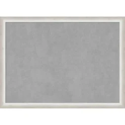 30"x22" Two Tone Framed Magnetic Board Silver - Amanti Art: Wall Mount, Real Wood & Steel -Amanti Art GUEST 0983e663 9b97 43c4 beb1 cec8fae39f2f