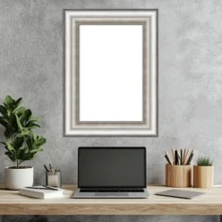 Amanti Art Salon Silver Framed Dry Erase Magnetic Board -Amanti Art GUEST 0ec8752e ac43 4107 8dc0 d28cc9a2ebc7
