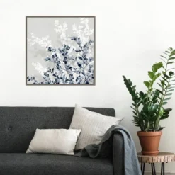 22" X 22" Blue Spring I By Isabelle Z Framed Canvas Wall Art Gray Wash - Amanti Art 15 22" X 22" Blue Spring I By Isabelle Z Framed Canvas Wall Art Gray Wash - Amanti Art -Amanti Art GUEST 0f5a44c0 8b58 4642 a5dd c1da3bd4ba14