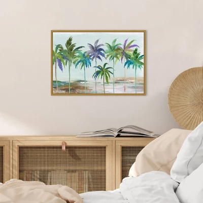 23" X 16" Tropical Dream By Asia Jensen Framed Canvas Wall Art - Amanti Art 7 23" X 16" Tropical Dream By Asia Jensen Framed Canvas Wall Art - Amanti Art - Image 5