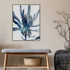 22" X 30" Flowers From The Ashes I By Urban Road Framed Canvas Wall Art Gray Wash - Amanti Art -Amanti Art GUEST 117781c9 33d9 45da bbfe bb7202cb76ae