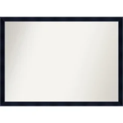 Madison Black Non-Beveled Wood Bathroom Wall Mirror -Amanti Art GUEST 121570f6 5f75 42f2 8832 99f7f54f41d4