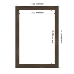 Amanti Art Woodgrain Stripe Chocolate Framed Dry Erase Magnetic Board -Amanti Art GUEST 13e44aaa 9acd 482f b6ff 56d6fbcec889