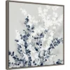 22" X 22" Blue Spring II By Isabelle Z Framed Canvas Wall Art Gray Wash - Amanti Art