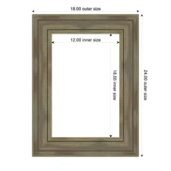 Amanti Art Alexandria Greywash Framed Dry Erase Magnetic Board -Amanti Art GUEST 176467c5 ba0b 4f6c b336 ae9e795acb64