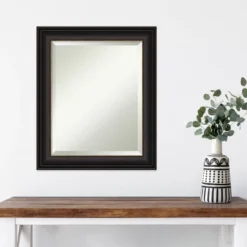 20" X 24" Trio Framed Wall Mirror Oil Rubbed Bronze - Amanti Art -Amanti Art GUEST 178ee48f 4e11 4a56 85d2 3eadc2fc267c