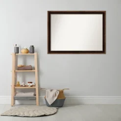 42" X 31" Non-Beveled Corded Bathroom Wall Mirror Bronze - Amanti Art -Amanti Art GUEST 179b0ace af3d 4280 9f54 d5621fab2beb