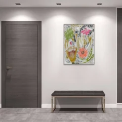 32" X 42" Tropical Blooms I By Maya Woods Framed Canvas Wall Art Print - Amanti Art -Amanti Art GUEST 17ca5eb5 8479 46a7 9c2f 8b06a83dc5f6