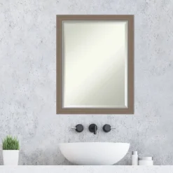 Eva Framed Bathroom Vanity Wall Mirror - Amanti Art -Amanti Art GUEST 181381f7 9ede 41c0 8314 08b891bfe738