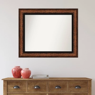 35" X 29" Non-Beveled Vogue Bronze Wall Mirror - Amanti Art 9 35" X 29" Non-Beveled Vogue Bronze Wall Mirror - Amanti Art - Image 7