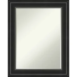 Ridge Petite Bevel Bathroom Wall Mirror -Amanti Art GUEST 1b3c058e 9c7f 4820 82ae cdac3a8d53b9