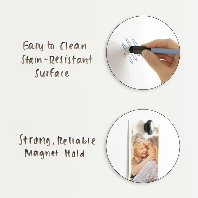 Amanti Art Warm Walnut Framed Dry Erase Magnetic Board 3 Amanti Art Warm Walnut Framed Dry Erase Magnetic Board