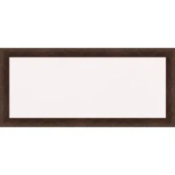 33"x15" Narrow Wood Frame White Cork Board Warm Walnut - Amanti Art -Amanti Art GUEST 1c7dea5c c150 4f67 926f c4362e6a359c