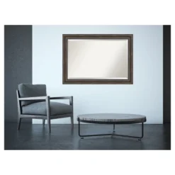 41" X 29" Rustic Pine Wood Framed Wall Mirror - Amanti Art 14 41" X 29" Rustic Pine Wood Framed Wall Mirror - Amanti Art -Amanti Art GUEST 1c8e1e23 4261 4ae7 a362 ab42edf7cb03