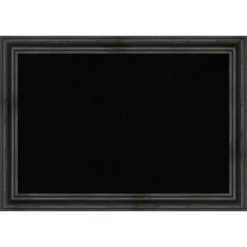 Amanti Art Black Cork Board Wood Framed Rustic Pine Black Bulletin Board 41 In. X 29 In. -Amanti Art GUEST 1d809533 ee78 4f54 8a58 3dd179acf5d8