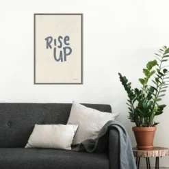 16" X 23" Rise Up II Neutral By Becky Thorns Framed Canvas Wall Art Gray Wash - Amanti Art -Amanti Art GUEST 1dca49b6 1abd 4ce4 bacd 235a765a40d7