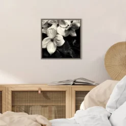 16" X 16" Dogwood Flower No.3 By Gary Horsfall Framed Canvas Wall Art - Amanti Art -Amanti Art GUEST 1e13e6f7 b97e 4514 b540 22b2e9144643