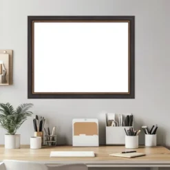 Amanti Art 21"x27" Ashton Black Framed Magnetic Dry Erase Board -Amanti Art GUEST 21a38f60 6f19 44e9 af9d 878c304a184a