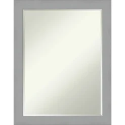 Brushed Petite Bevel Bathroom Wall Mirror -Amanti Art GUEST 2306c6ed ad68 49e3 a9ad a00aab0eaa7d