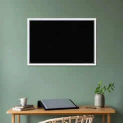 38"x26" Morgan Wood Frame Black Cork Board White/Blue - Amanti Art: Wall-Mounted, Office Presentation Board 18 38"x26" Morgan Wood Frame Black Cork Board White/Blue - Amanti Art: Wall-Mounted, Office Presentation Board -Amanti Art GUEST 234f84f7 b6c2 4c49 96bc 222d0ba06a92