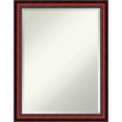 Amanti Art Rubino Cherry Scoop Beveled Wood Framed Wall Mirror -Amanti Art GUEST 236ffa1b b22c 42b4 8070 817985eaa3da