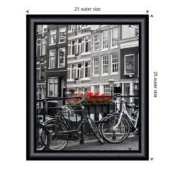 Amanti Art Steinway Black Scoop Wood Picture Frame -Amanti Art GUEST 244323b7 68b4 4ee7 a508 43098f811892