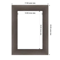 Amanti Art Hardwood Chocolate Framed Dry Erase Magnetic Board -Amanti Art GUEST 2544c685 53a5 4b83 ae9c 940c3e436e0c