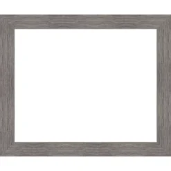 Amanti Art Pinstripe Plank Grey Framed Dry Erase Magnetic Board -Amanti Art GUEST 255ea97f 8771 4a25 8a04 f06f1f619b87
