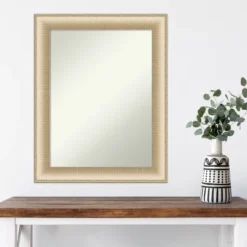 Amanti Art Elegant Non-Beveled Framed Wall Mirror -Amanti Art GUEST 26c43e41 4d8a 4067 8e40 2b3a74860a03