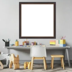 Amanti Art 27"x27" Ashton Black Framed Magnetic Dry Erase Board -Amanti Art GUEST 283b80c7 3a6a 445b b6ce a8da241cb172