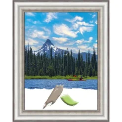 Amanti Art Salon Silver Picture Frame -Amanti Art GUEST 29da2bf1 0ad2 42a7 a7f8 fd26c32069b0