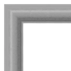 32" X 32" Non-Beveled Peak Polished Nickel Bathroom Wall Mirror - Amanti Art -Amanti Art GUEST 2ad352ff 2c3f 49db bed8 ac1541d0eb7a
