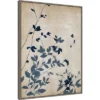 22" X 30" Indigo Leaves II By Isabelle Z Framed Canvas Wall Art Gray Wash - Amanti Art -Amanti Art GUEST 2b91e445 343f 4a78 a42c 1a3751b47901